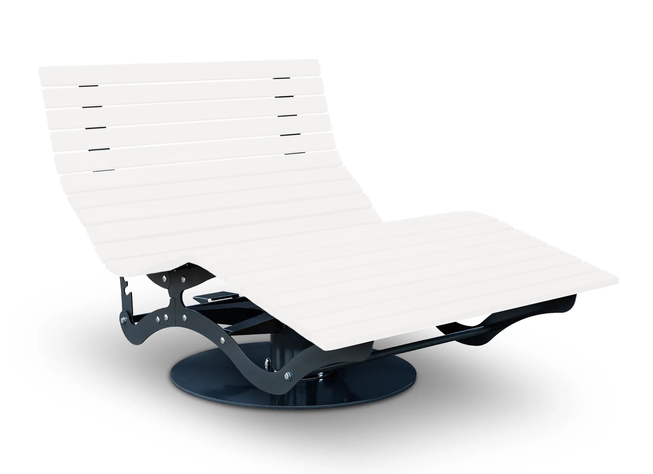 Stahlgestell für Waldsofa dreh- und verstellbar mit Grundplatte von Liegeland– DIY-Grundgestell zum Selberbauen, hochwertige Metallkonstruktion ohne Holz, preisgünstige Alternative zum Komplettmodell