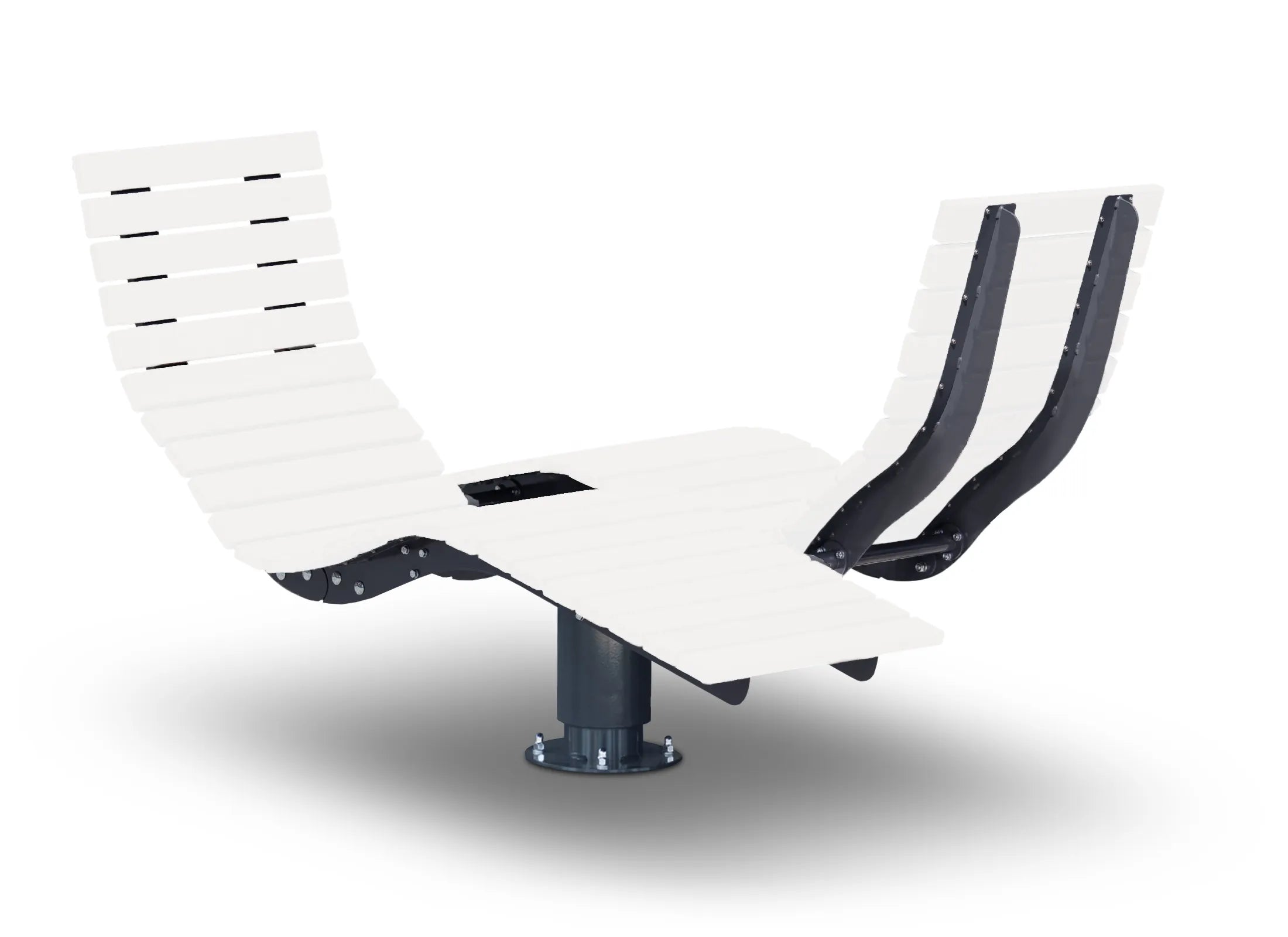 Stahlgestell für Waldsofa gegenüberliegend ohne Grundplatte von Liegeland– DIY-Grundgestell zum Selberbauen einer Wellenliege, hochwertige Metallkonstruktion ohne Holz, preisgünstige Alternative zum Komplettmodell