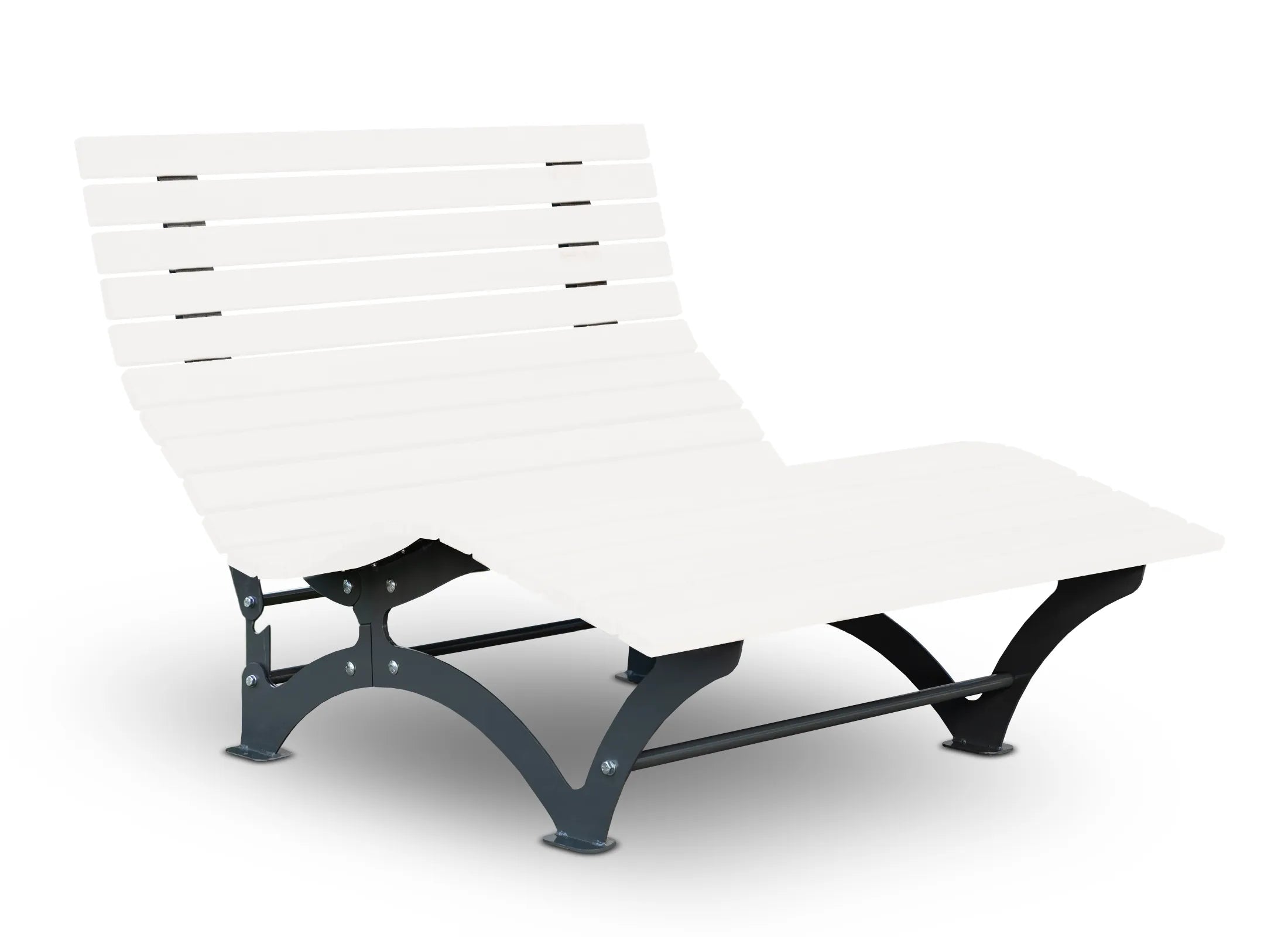 Stahlgestell für verstellbares Waldsofa von Liegeland – hochwertiges DIY-Grundgestell mit variabler Rückenlehne zum Selberbauen einer Wellenliege, Relaxliege oder Schwingliege, robuste Metallkonstruktion ohne Holz als preiswerte Alternative zum Komplett-Waldsofa